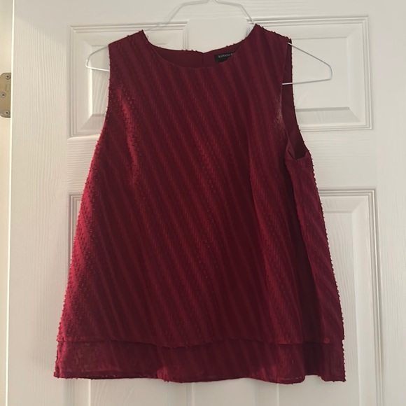 Banana Republic Factory Maroon Top - Picture 1 of 3
